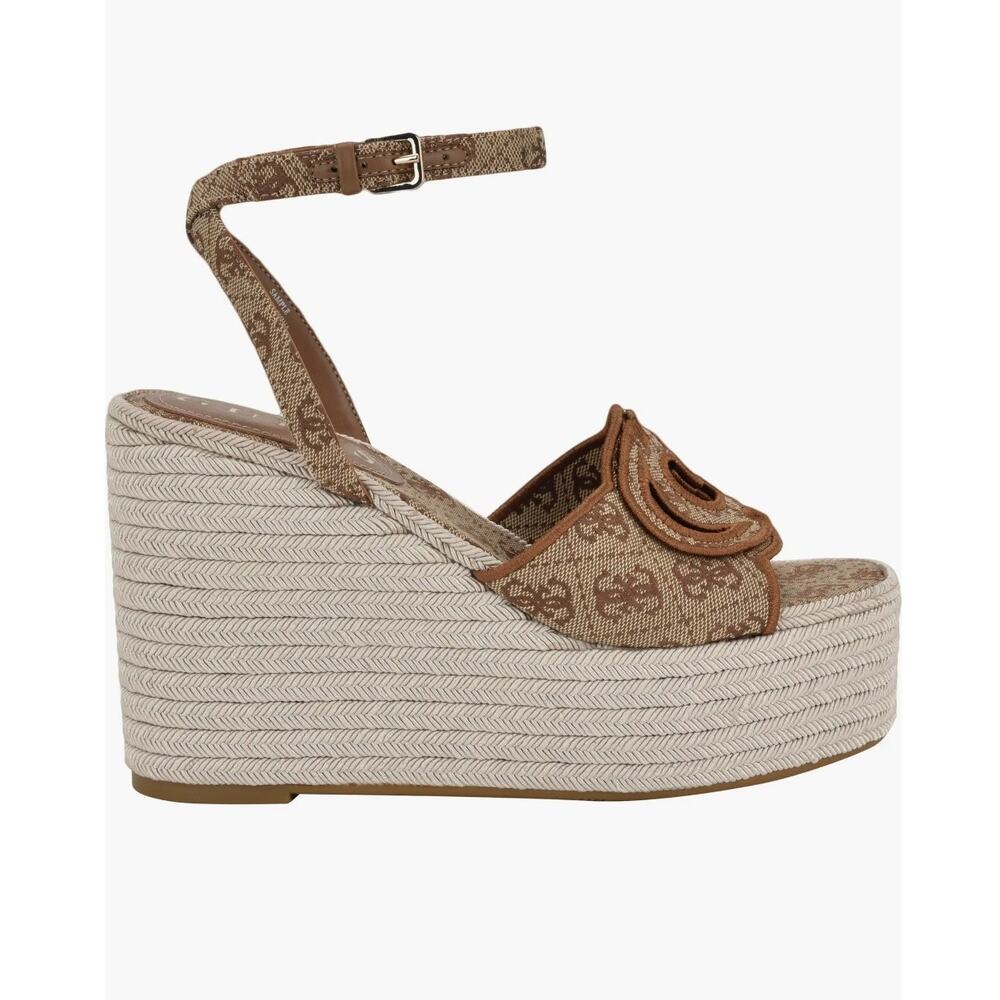 GUESS Tanveey Platform Wedge Sandals Size 10 - Picture 3 of 4